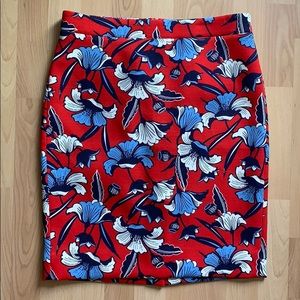 J. Crew basketweave pencil skirt